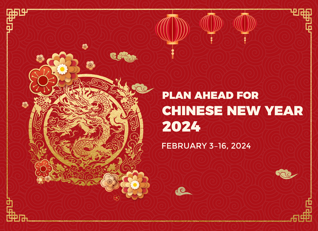 PREPARING FOR CHINESE NEW YEAR FACTORY SHUTDOWN 2024 DATES μKERA is
